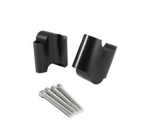 Accessoires de Moto Style Rehausseur De Guidon De Moto en Aluminium CNC De 2 Pouces, Bloc De Rehaussement De Barre De 1 Pouce pour Harley pour Sportster XL1200X XL 1200 48(Noir)