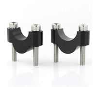 Accessoires de Moto Style Rehausseurs De Guidon De Moto 7/8" 22 Mm pour CB400SS CB700 CB750 CB1100 CB550 CB650 CB450 CB250 Twin Scrambler(Black Riser 20mm)