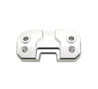 Accessoires de Moto Style Rehausseurs De Guidon Moto pour Ducati pour Scrambler 400 800 1100, Fixation par Pince, Pièces (Argent)
