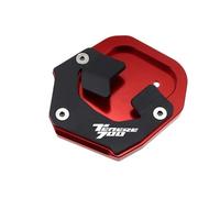 Accessoires De Moto Support De Pied Support Latéral Extension De Support pour Yamaha pour Tenere 700 2019-2024(Rosso)