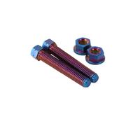 Accessoires de moto universel M8 BOULON HEX BOULON HEXE GROUPE À LA PRAIN(Blueing)