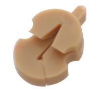 Accessoires de musique en caoutchouc pour pratique du violon | Ensemble de sourdines d'entraînement pour violon, style tourte pour la pratique de tous les violons de petite taille