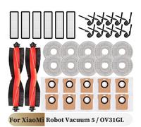 Accessoires de nettoyage pour aspirateur Robot Xiaomi 5 / OV31GL, brosse latérale principale, tissu de vadrouille, filtre HEPA, sac à poussière, pièces de rechange 1PCS