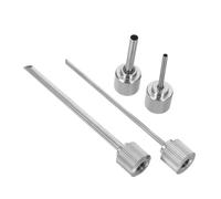 accessoires de pâtisserie 4 pièces en acier inoxydable douchette buse bouffante pour la crème glaçure donut bricolage seringue pour cupcakes desserts buse