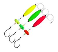 Accessoires de pêche au poisson-chat | Montage hochet flotteur poisson-chat, accessoire de pêche compact et polyvalent pour une utilisation en eau douce et en eau salée