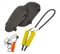 Accessoires de pêche - Kit de survie ergonomique avec sifflet de signalisation - Équipement pour la pêche sur glace avec genouillères - Pour une utilisation pour la pêche sur glace, l'hiver en plein