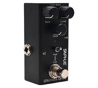 Accessoires de pédale de guitare compacts 9 V CC Mini pour guitare électrique basse pour entraînement ultime 92 x 42 x 53 mm