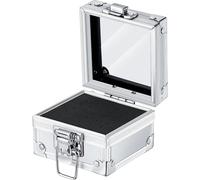 Accessoires de perceuse à ongles portable Boîte organisée en acier inoxydable Boîte de rangement Support Présentoir Manucure avec 25 compartiments