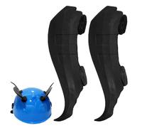 Accessoires de Personnalisation pour Casque de Ski, 2 Ornements Tendances Modernes, Cornes pour Casque, pour Le Ski Le Snowboard l'Équitation Le Cyclisme sur Route et Le VTT