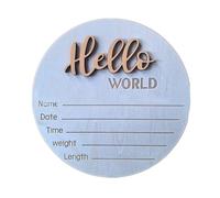 Accessoires de photographie de nouveau-nés, signe de nom de bébé en bois avec un design Unique pour les décorations de chambre d ' enfant et de maison, tableau d ' annonce de naissance