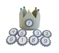 Accessoires de photographie en coton pour enfants - Chapeau d'anniversaire pour séance photo - Accessoires de fête d'anniversaire