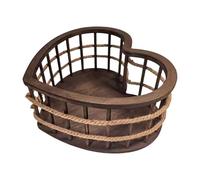 Accessoires de photographie pour nouveau-né - Bassin en bois - Pour séance photo de bébé - Accessoires de pose de meubles - Toile de fond pour photo en bois