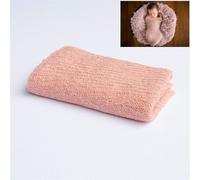 Accessoires de photographie pour nouveau-né,couverture ronde en tricot pour bébé,douce,pour emmailloter,pour studio photo - Type Coral-40 by150cm wrap #A