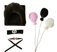 Accessoires de photographie pour nouveau-né, oreiller de pose, accessoires de séance photo, accessoires de séance photo, oreiller en forme de lune, couverture et bandeau ensemble de douche