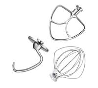 Accessoires De Pièces De Fixation D'aide Au Mélangeur, Compatibles Avec Kitchenaid, Support De 5 Litres, Fouet À Fil K5WW Et Palette De Crochet À Pâte 5K7SDH Anti-rayures