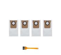Accessoires de pièces de rechange for aspirateur, brosse latérale principale, filtre HEPA, chiffon de vadrouille, sac à poussière, Compatible avec Xiaomi D10 Plus RLS3D (Color : 4 Dust Bags)