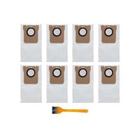 Accessoires de pièces de rechange for aspirateur, brosse latérale principale, filtre HEPA, chiffon de vadrouille, sac à poussière, Compatible avec Xiaomi D10 Plus RLS3D (Color : 8 Dust Bags)
