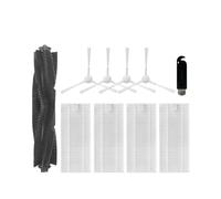 Accessoires de pièces de rechange for aspirateur, brosse latérale principale, filtre Hepa, vadrouille, sac à poussière en tissu, Compatible for Neabot NoMo Q11 RS0030W (Color : 10 PCS)
