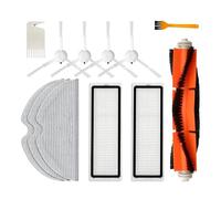 Accessoires de pièces de Rechange pour Xiaomi Mijia 1C / 2C / Dream F9 / Mop 2 Pro Plus, 1x Brosse Principale, 2X Filtre HEPA, 3X essuie-Glace, 4X Brosse latérale, 1x grattoir, 1x Outil de Nettoyage