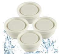 Accessoires de Piscine creusée, Accessoires de Piscine pour piscines creusées, 4 Pare-Chocs d'échelle en Caoutchouc à l'intérieur des Bouchons Bouchon adaptés aux Tubes 1, 5 marches Standard