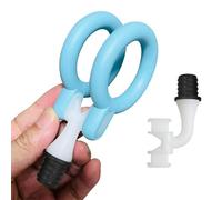 Accessoires de pistolet de massage 3,1 cm, conception L, embout double anneau, plug-and-play, salon & maison, pour hommes Interface size: 12-13 mm