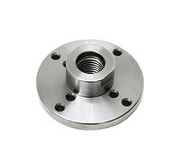 Accessoires de plaque frontale for tour à bois 4'', résistants l'usure et pratiques, for tournage sur machine filetée M33 x 3,5(100mm 1inchx8tpi)