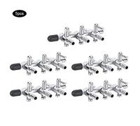 Accessoires de Pompe à air d'aquarium de soupape de contrôle de débit d'air en Acier Inoxydable é Durable de Haute qualité pour Aquarium 5 pièces Tuyau d'air de 4 mm 6 mm (3 tête)