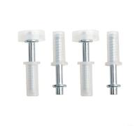 Accessoires de porte à deux volets, y compris le matériel robuste comme le pivot supérieur et les roues de guidage, conçus pour une installation rapide sur différents types de portes (4 pièces)
