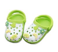 Accessoires de poupée de 17 cm, chaussures en polyuréthane souple et confortable, pour enfants de 6 ans et plus, accessoire de jeu pour l'intérieur et l'extérieur, 36 cm, vert, 2 x 4,3 cm