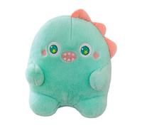 Accessoires de poupée en bois - Poupée colorée avec de grands yeux - Peluche confortable pour tout le monde - Adorable compagnon pour les amis - Maison de poupée (vert menthe, 20 cm)