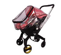 Accessoires de poussette pliables | Bouclier de pluie à fermeture éclair pour poussettes | Housse de pluie pour, auvent imperméable pour poussette, accessoires de poussette pliables avec