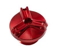 Accessoires De Protection Pour Bouchon De Remplissage D'huile Moteur Vis De Fixation Pour MT09 SP 2021 Pour Tracer 900 GT FZ 09 FJ 09 2013-2022 RESPUNEKBAH(Red)