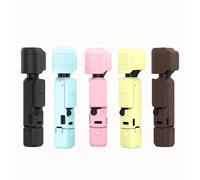 Accessoires de protection pour DJI Osmo Pocket 4, coque en silicone souple, capuchon d'objectif anti-rayures, protecteur d'écran HD, coque de protection intégrale respirante et résistante aux chocs