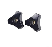 Accessoires de rail en T pour établi - Curseur M8, vis en T, poignée à écrou et tige filetée - Compatible avec scie à table, fraiseuse, bande (poignée à écrou M8)