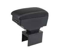 Accessoires de rangement central for accoudoir de voiture compatibles avec Citroën C3 Aircross(A2 black line No USB)