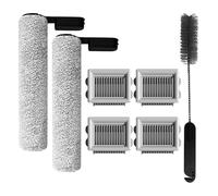 Accessoires de rechange compatibles avec aspirateur Roborock Flexi Lite, comprend 2 brosses rouleau et 4 filtres
