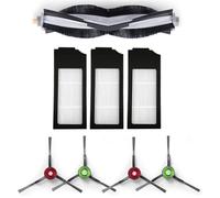 Accessoires de rechange compatibles avec Ecovacs Deebot X1 Turbo / OMNI 1 brosse principale I 4 brosses latérales / 3 filtres hepa