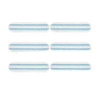 Accessoires de rechange compatibles avec l'aspirateur robot Vileda H2prO/O-Cedar H2prO : lingettes plates for le nettoyage des sols.(6Pcs)