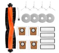 Accessoires de Rechange Compatibles avec Xiaomi X20+ Robot Aspirateur, Pièces de Rechange 1 Brosse Principale 4 Chiffons 4 Filtres 4 Brosses Latérale Compatible Xiaomi X20 Accessoires pour Aspirateurs