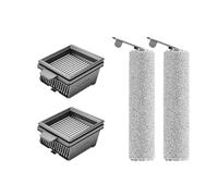 Accessoires De Rechange For Brosse Rotative, Filtre Lavable, Compatible Avec Les Aspirateurs Dreame H11S, H11 Pro, H12 MAX Et H12S (eau Et Poussière). Pièces Détachées(2+2pcs)