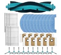 Accessoires de rechange pour aspirateur robot TESLA pour RoboStar iQ400 Plus avec 17/37 composants pour une élimination efficace de la saleté (B)