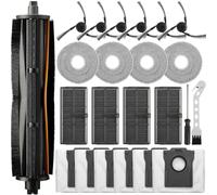 Accessoires de Rechange pour Dreame L10s Ultra Gen 3/ X40 Ultra Complete/ X40 Master/Mova P50 Pro Ultra, 1 TriCut Brosse Principale 6 Sacs à Poussière 4 Filtre 4 Serpillière 6 Brosse Latérale