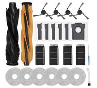Accessoires de rechange pour Dreame L40s Pro Ultra/L50s Pro Ultra/X50 Ultra | L50 Pro Ultra, pour robot aspirateur MOVA V50/P50s Ultra, 2 brosses principales, 4 filtres, 4 brosses latérales, 6 chiffons