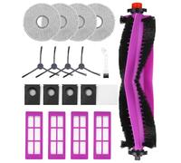 Accessoires de Rechange Pour Eureka J15 Pro Ultra Robot Aspirateur, 1 Brosse principale, 4 Brosses Latérales, 4 Sacs à Poussière, 4 Filtres HEPA, 4 Serpillières, 1 Brosse de Nettoyage