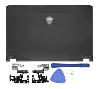 Accessoires de remplacement Compatible avec ordinateur portable 17 pouces, coque arrière LCD, charnière avant, repose-mains et boîtier inférieur, compatible avec les modèles GP76 GE76 MS-17K1 MS-17K2