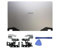 Accessoires de remplacement Compatible avec ordinateur portable 17 pouces, coque arrière LCD, charnière avant, repose-mains et boîtier inférieur, compatible avec les modèles GP76 GE76 MS-17K1 MS-17K2