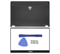 Accessoires de remplacement Compatible avec ordinateur portable 17 pouces, coque arrière LCD, charnière avant, repose-mains et boîtier inférieur, compatible avec les modèles GP76 GE76 MS-17K1 MS-17K2