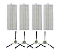 Accessoires De Remplacement De Chiffon De Vadrouille De Filtre HEPA De Brosse Latérale D'aspirateur. Compatible Avec Lefant M201、M210、M501A、M571、T700 (Color : 8pcs Combo kit)