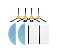 Accessoires De Remplacement De Chiffon De Vadrouille De Filtre HEPA De Brosse Latérale D'aspirateur. Compatible Avec Lefant M200 / M201 / M501 / M520 / M571 / T700 (Color : Set E)