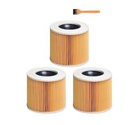 Accessoires de remplacement de pièces de rechange for aspirateur, filtres Hepa, sacs à poussière, compatibles avec Karcher WD2.250 WD2250 A2004 A2054 MV2 WD2 (Color : 3PCS)